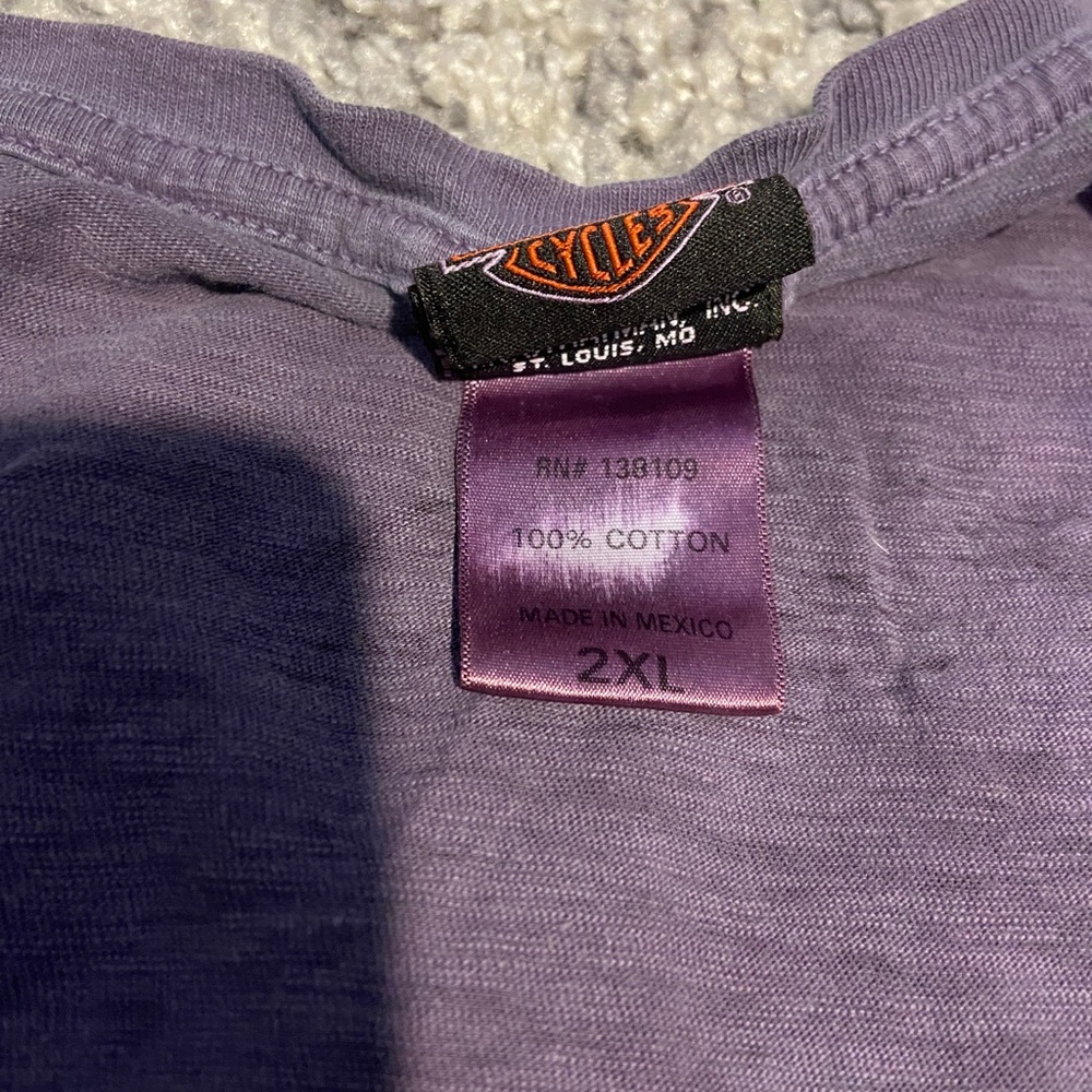Harley-Davidson Lavender Tee - Picture 4 of 6